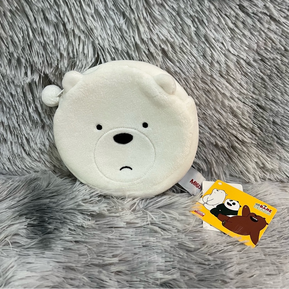 Miniso We Bare Bears Coin Purse (Ice Bear)